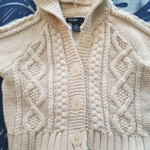 Baby Gap button down Cable knit sweater